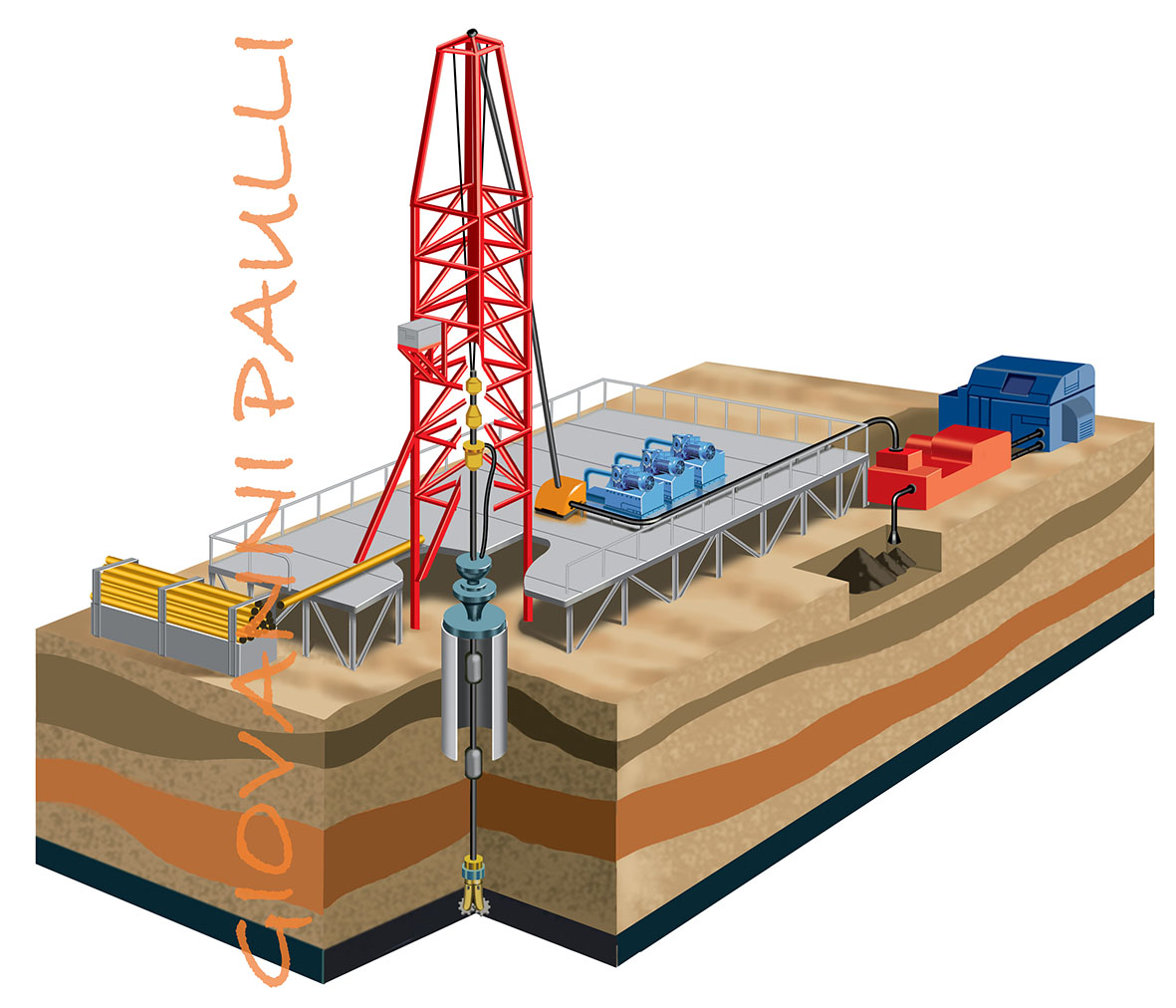 Drilling tower